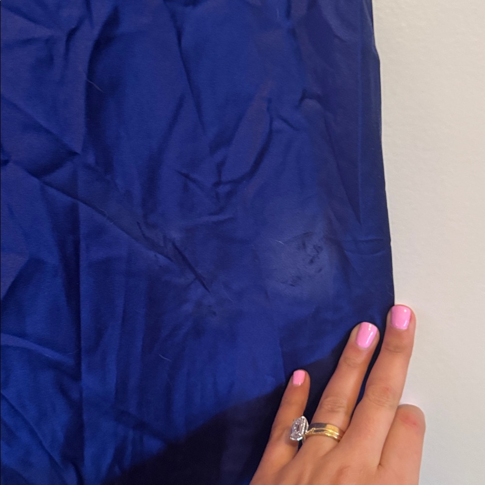 Amanda Uprichard Blue One-Shoulder Maxi Dress - Picture 5 of 7